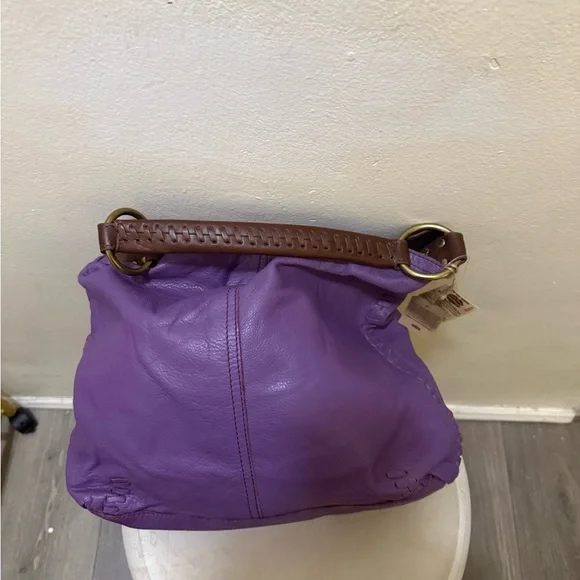 Lucky Brand Purple Leather Women's Bag - Picture 4 of 4